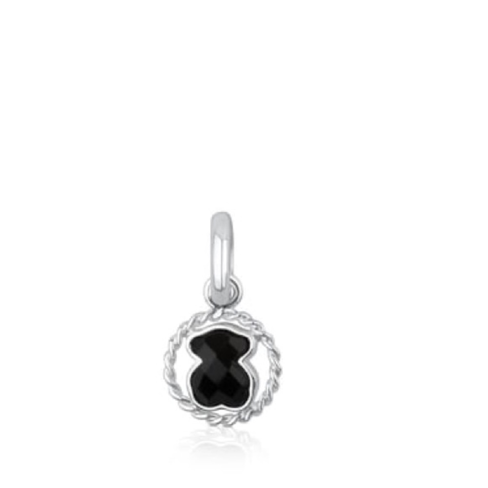 Tous Color Silver Onyx Small Pendant